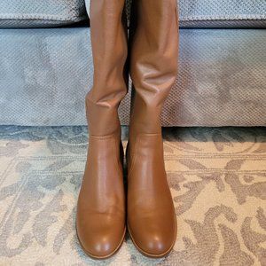 Michael Kors Frenchie Leather Tall Riding Boots 7.5 M